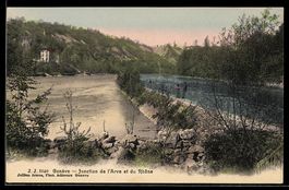 AK Genève, Jonction de l`Arve et du Rhone